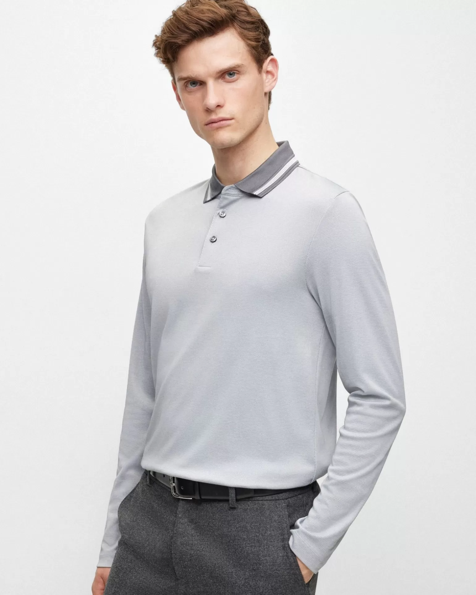Boss Pleins Polo Lm>Boss Menswear Store