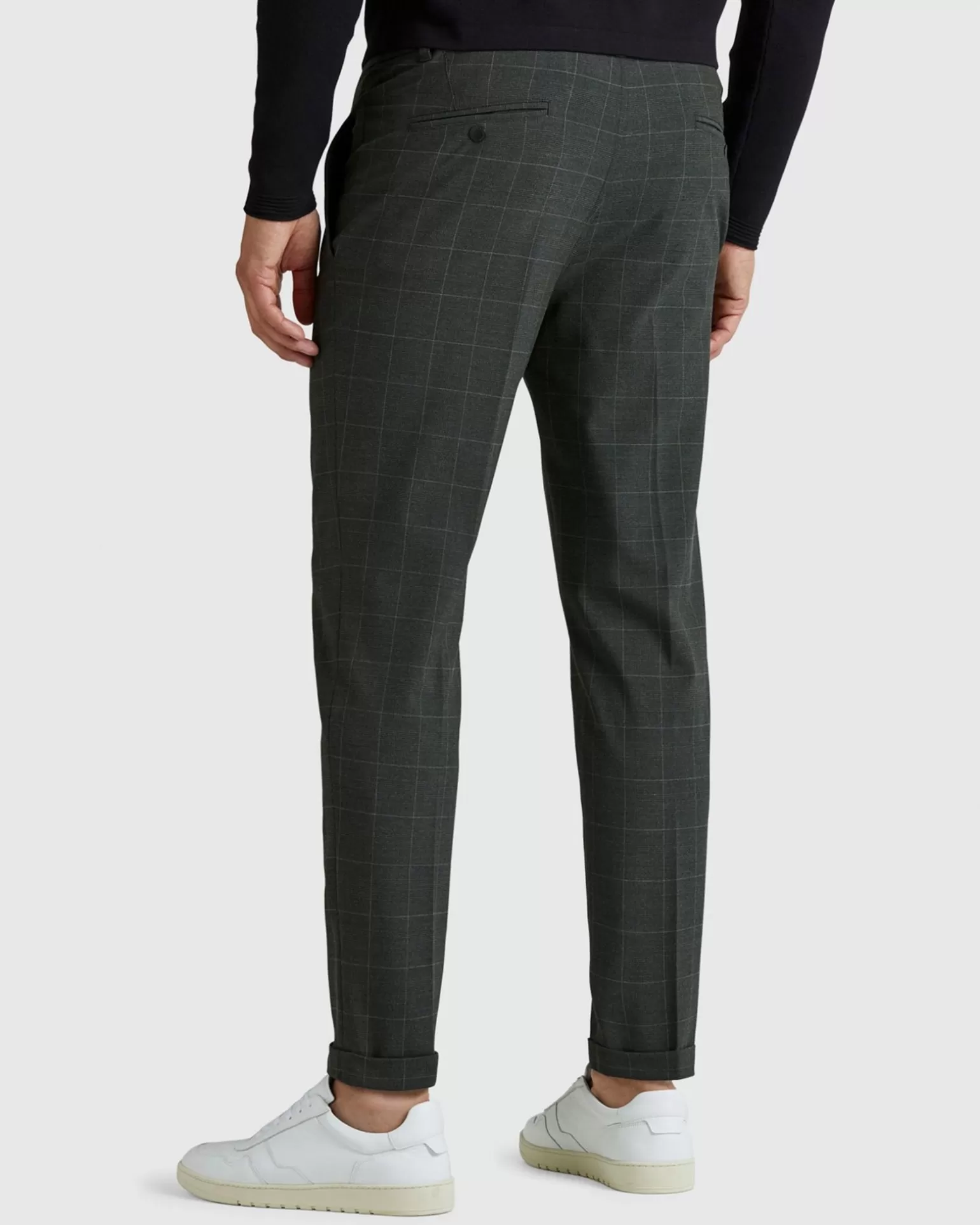 Refined Wood Check Chino>Cast Iron Flash Sale