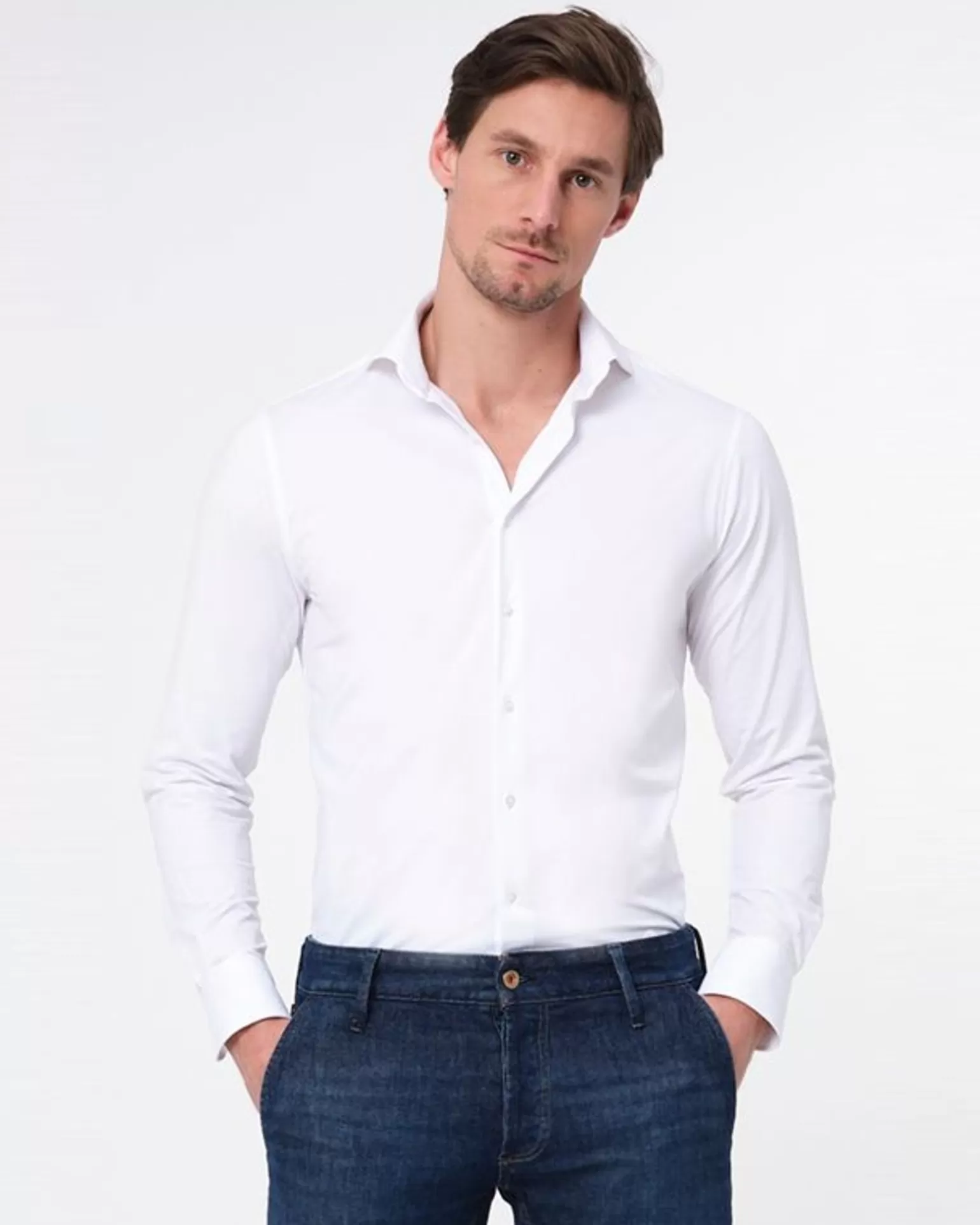 Jersey Overhemd Lm>Dutch Dandies Shop