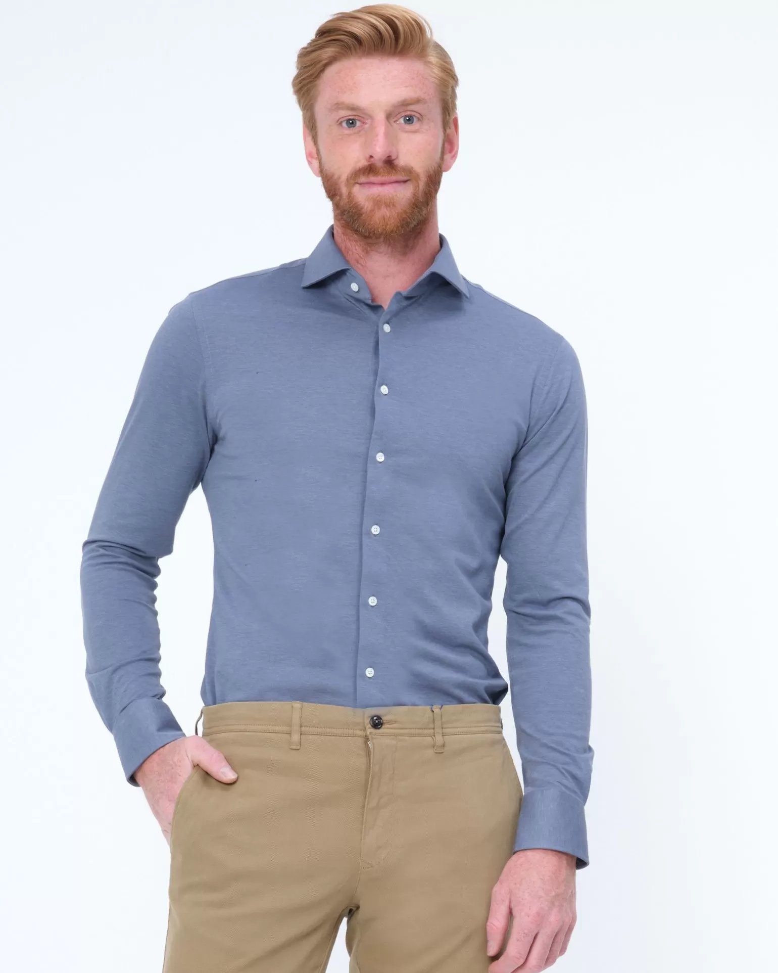 Knitted Slim Fit Overhemd Lm>Dutch Dandies Cheap