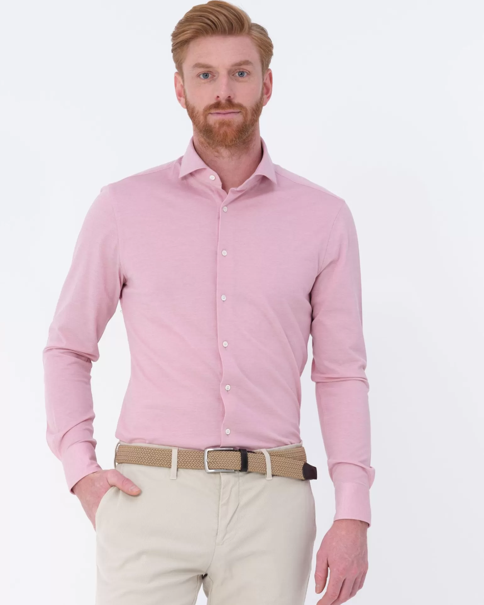 Knitted Slim Fit Overhemd Lm>Dutch Dandies Clearance