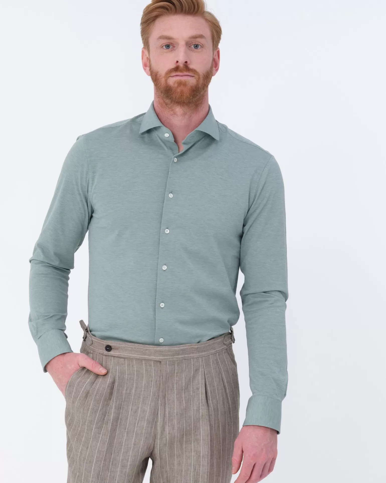 Knitted Slim Fit Overhemd Lm>Dutch Dandies Cheap