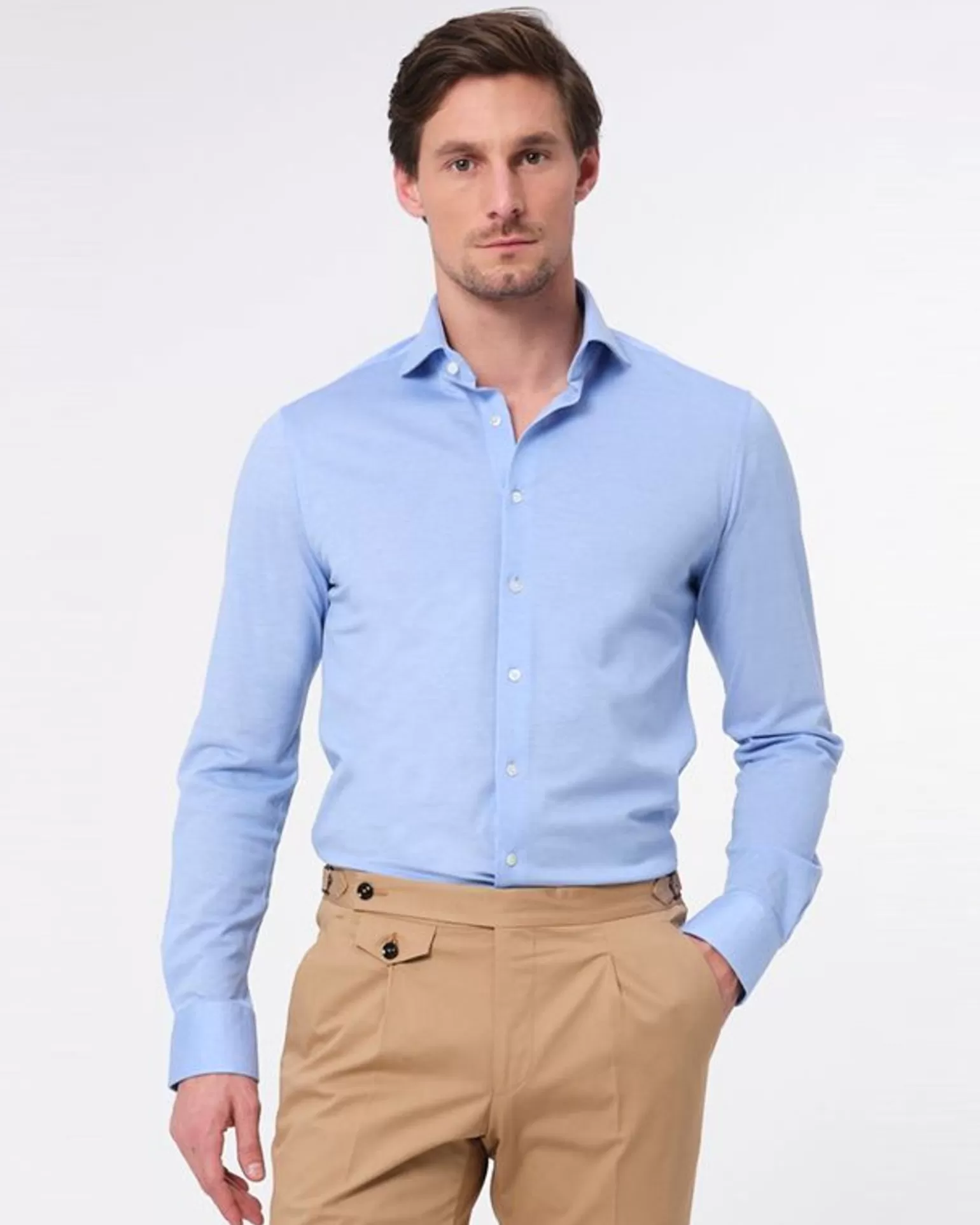 Knitted Slim Fit Overhemd Lm>Dutch Dandies Sale