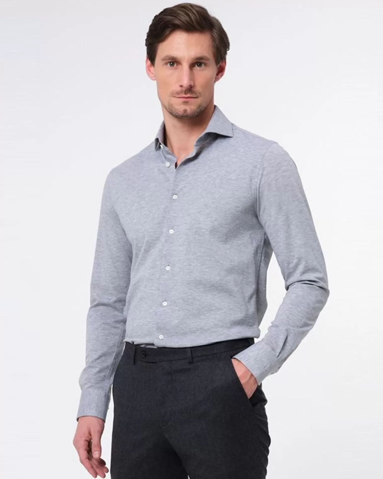 Knitted Slim Fit Overhemd Lm>Dutch Dandies Cheap