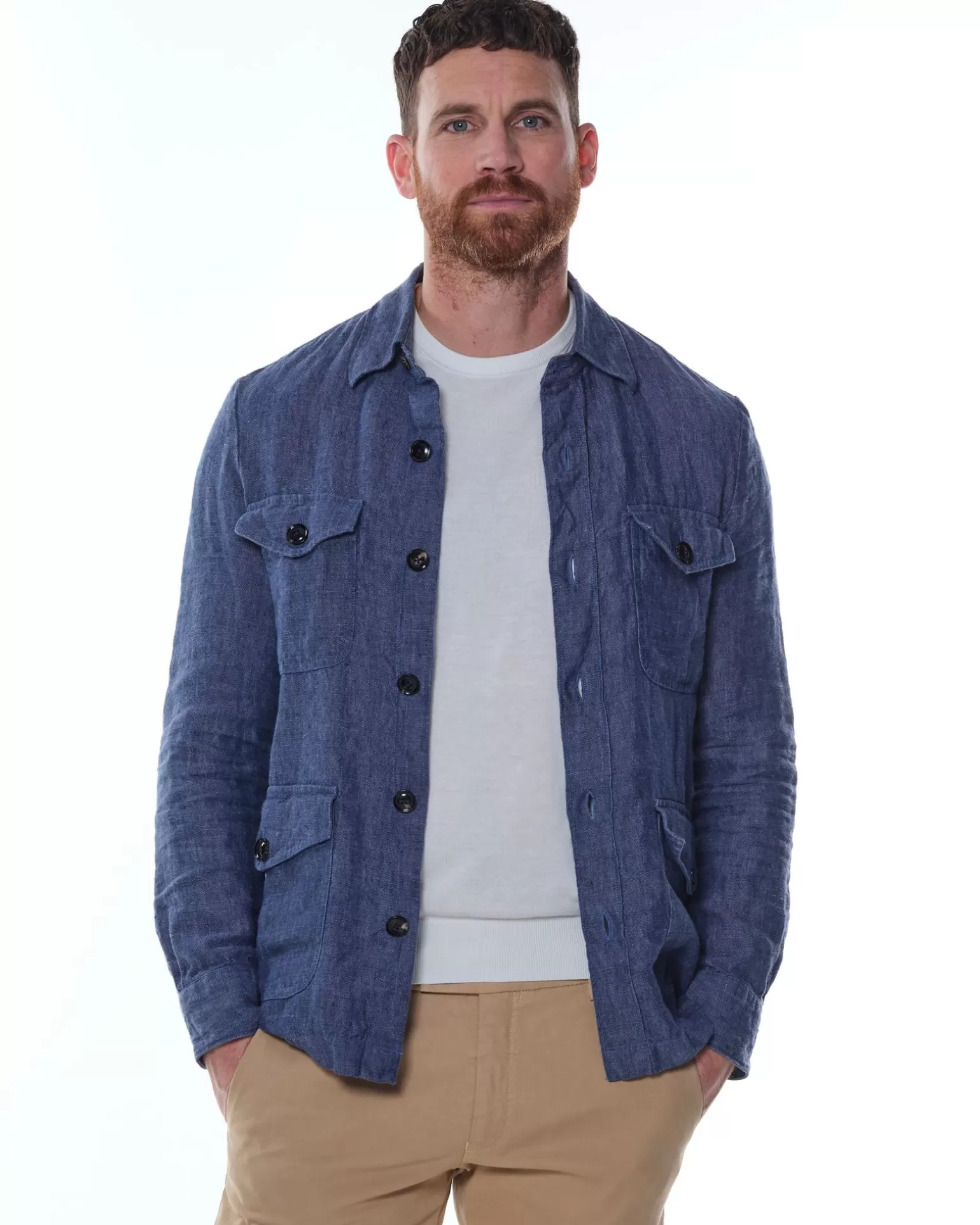 Linnen Overshirt>Dutch Dandies Discount