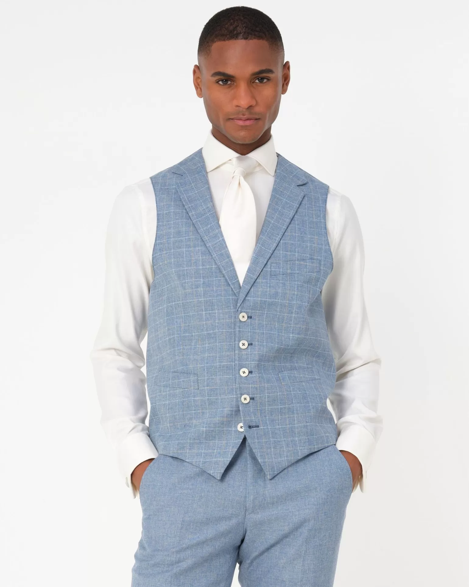 Vittorio Wedding Gilet>Dutch Dandies Fashion