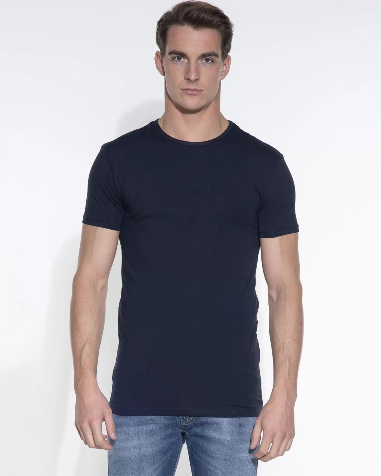 Slim Fit T-Shirt Ronde Hals>Garage Store