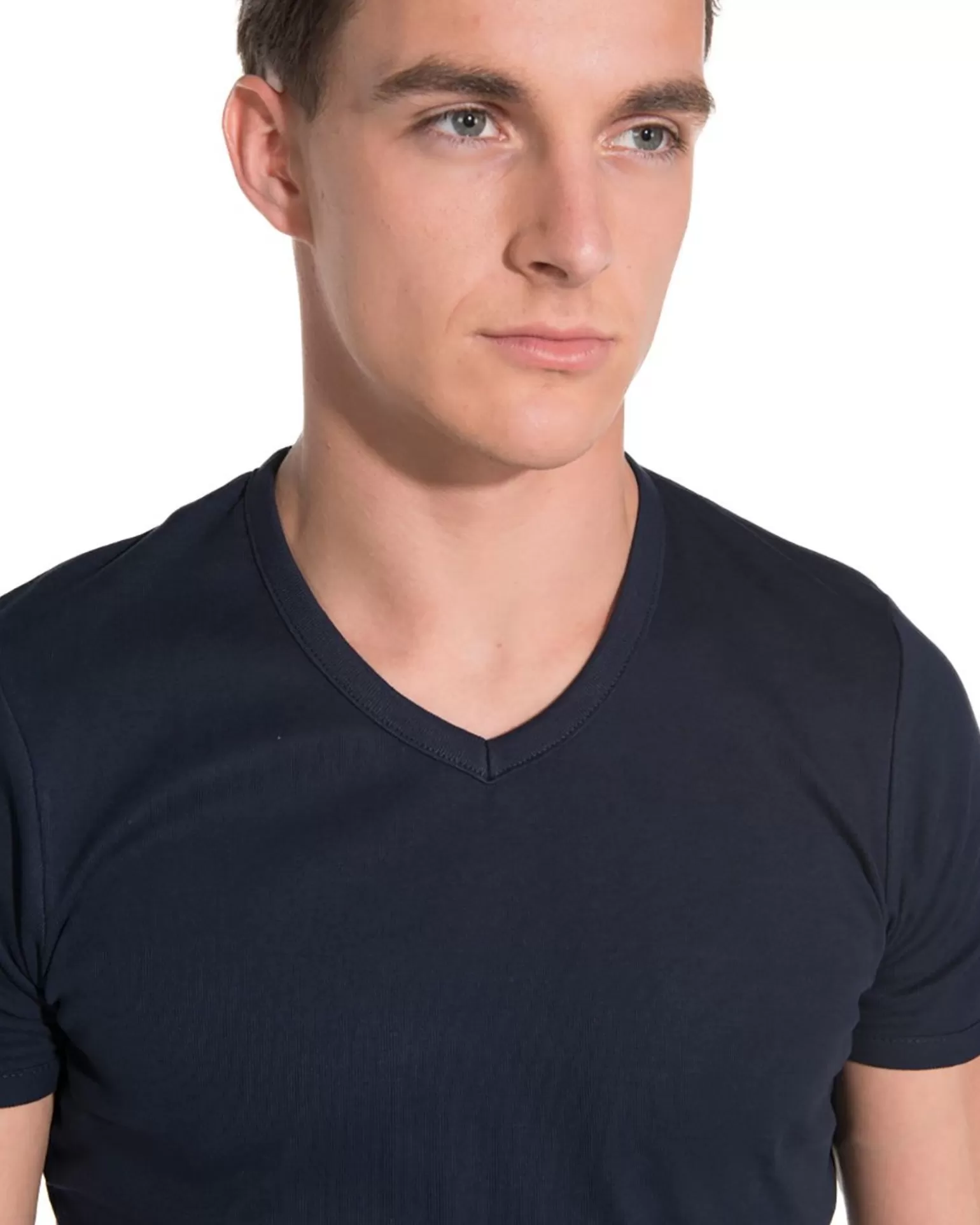 Slim Fit T-Shirt V-Hals>Garage Online