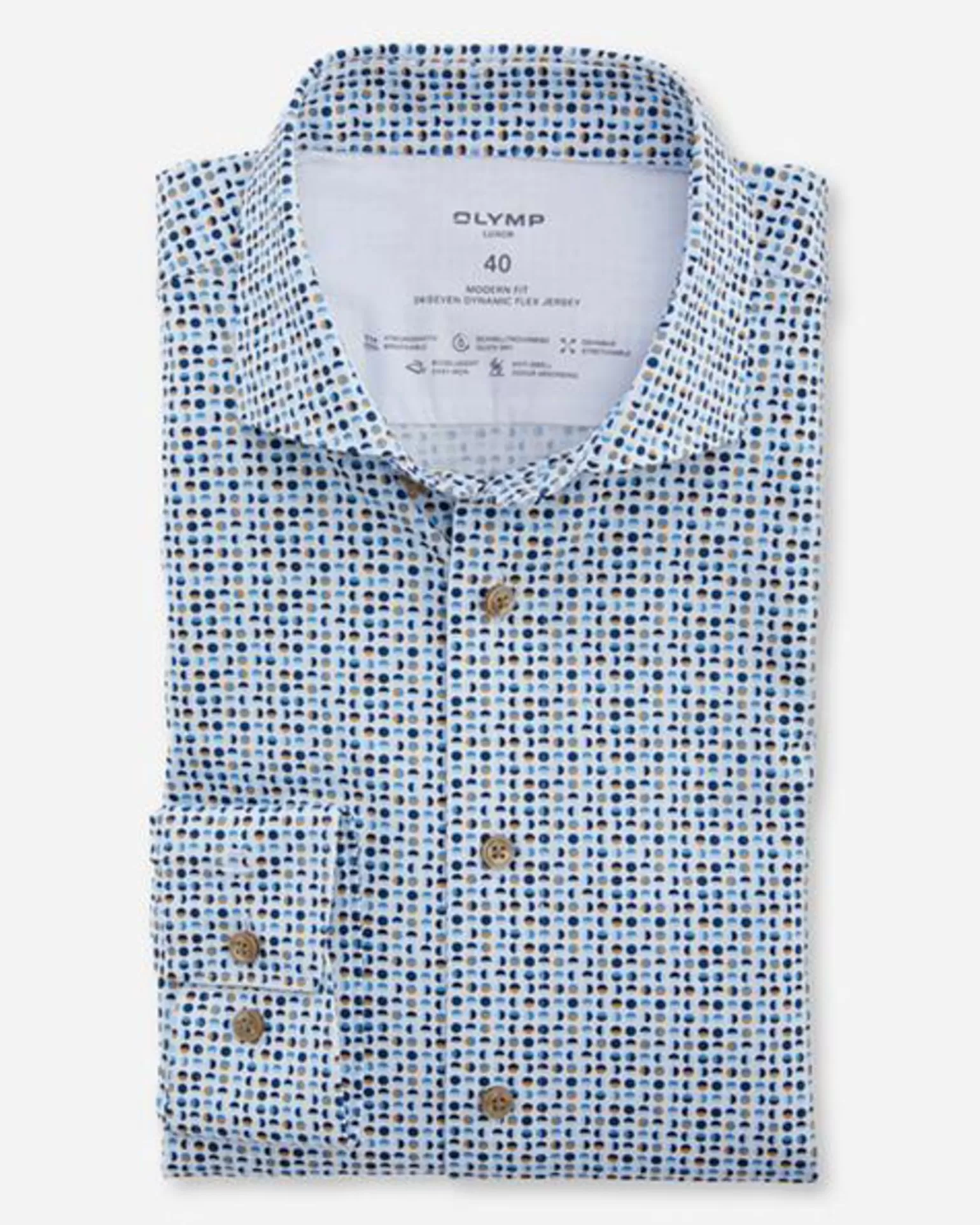Luxor 24/7 Modern Fit Overhemd Lm>OLYMP Hot