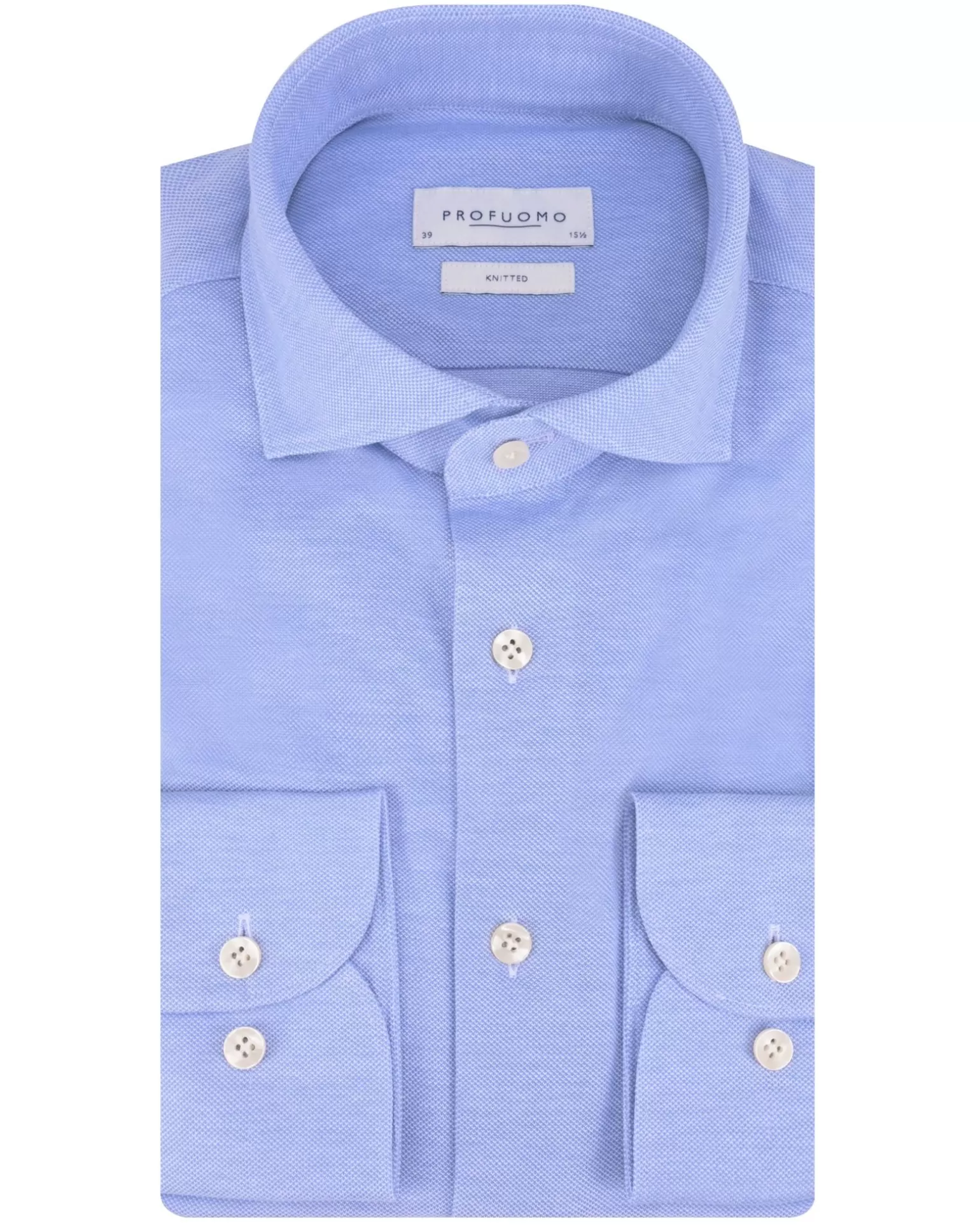Knitted Mercerised Overhemd Lm>Profuomo Online