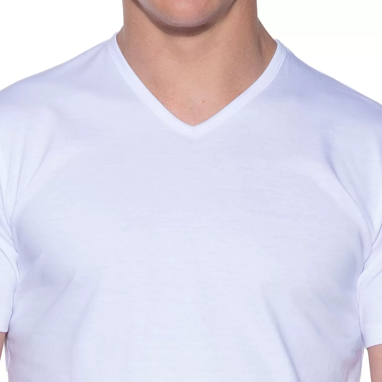 Regular Fit Extra Long T-Shirt V-Hals>Slater Discount