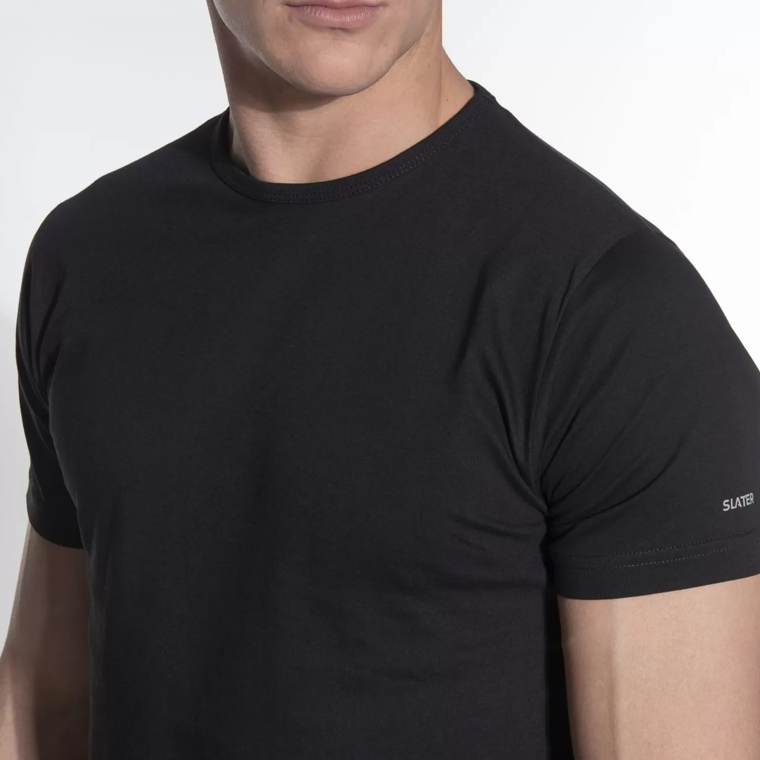 Regular Fit T-Shirt Ronde Hals 2-Pack>Slater Fashion