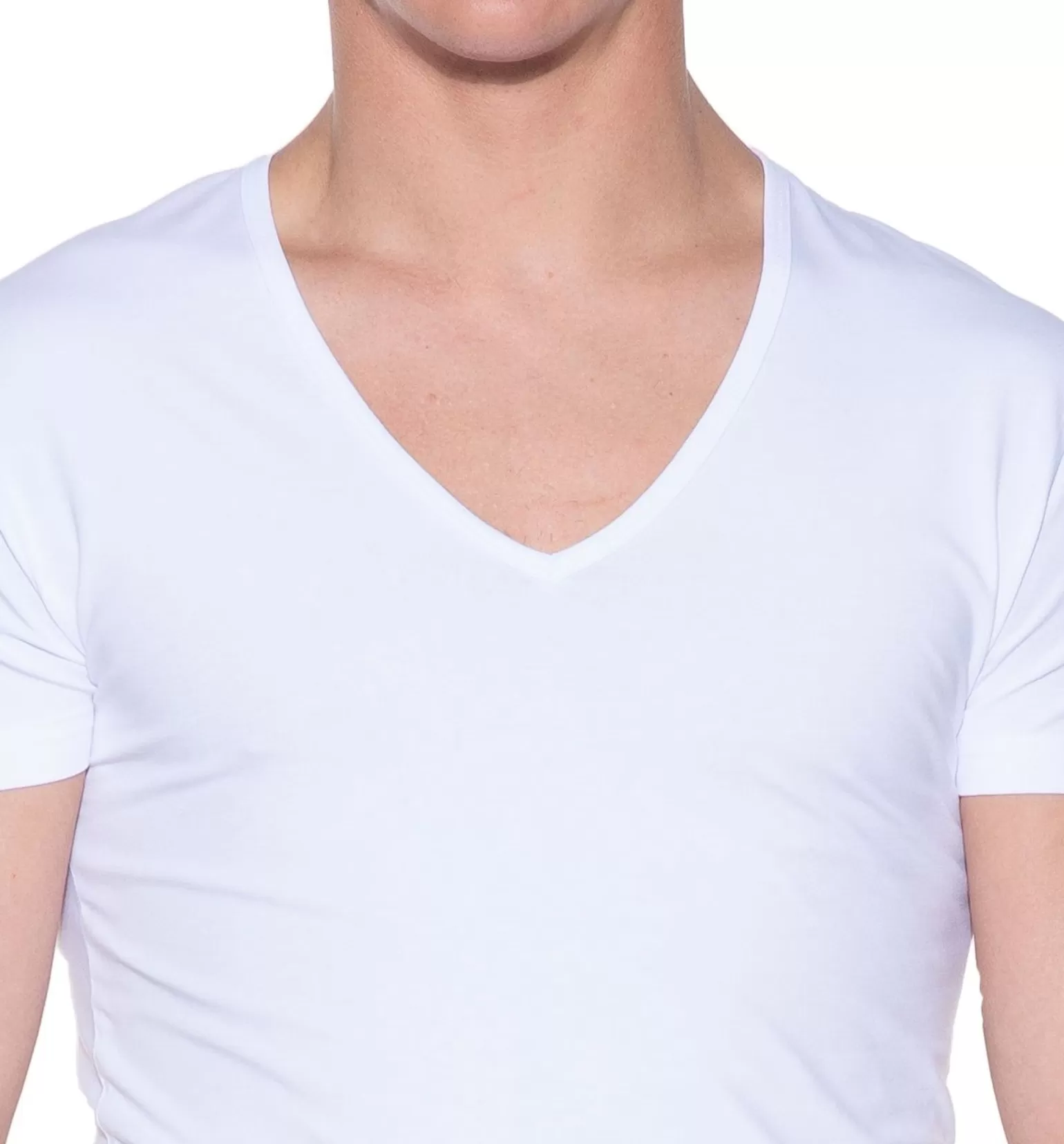 Stretch T-Shirt Diepe V-Hals 2-Pack>Slater Outlet