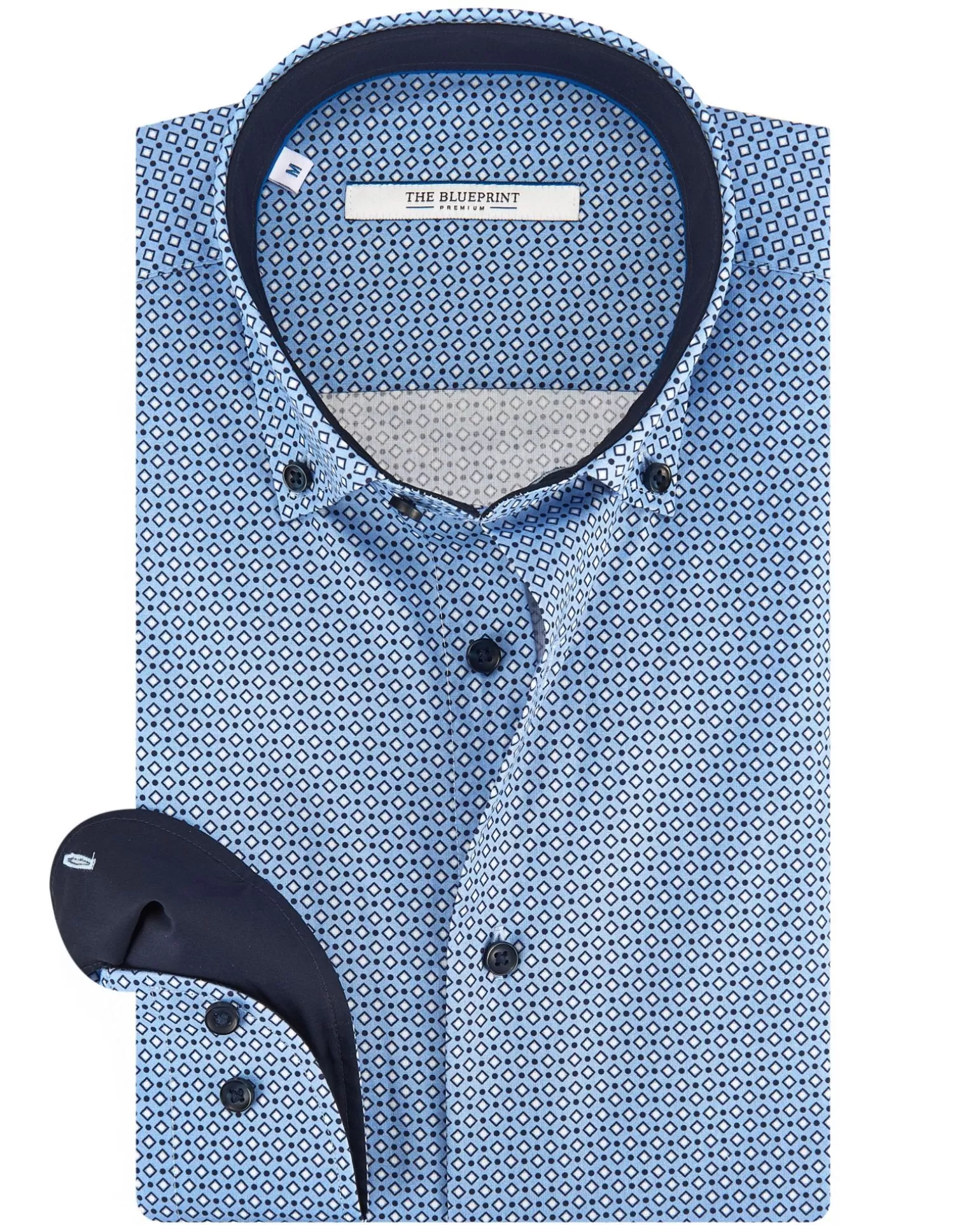 Casual Overhemd Lm>The BLUEPRINT Premium Discount